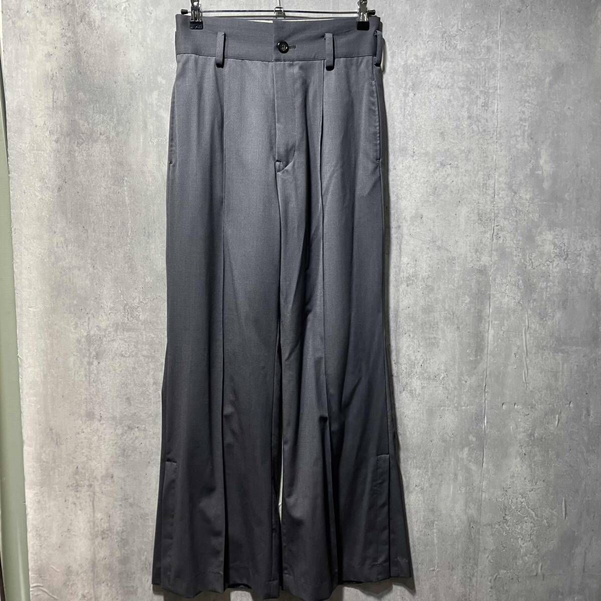 UJOH ウールポリ1タックトウザー サイズ3 タグ付きタグ付き ウジョー