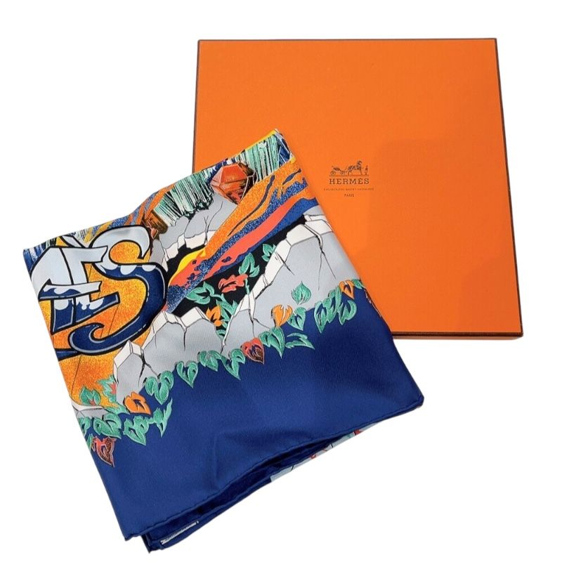 エルメス HERMES カレ90 THE ALFEE 25周年記念 AUBE LIBRE COMME L