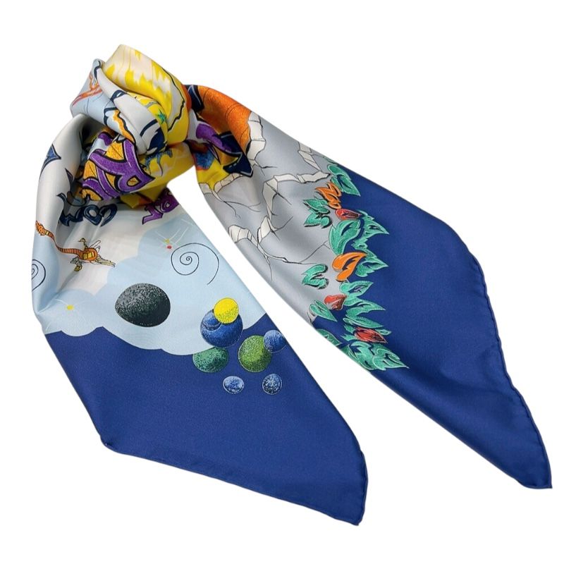 エルメス HERMES カレ90 THE ALFEE 25周年記念 AUBE LIBRE COMME L