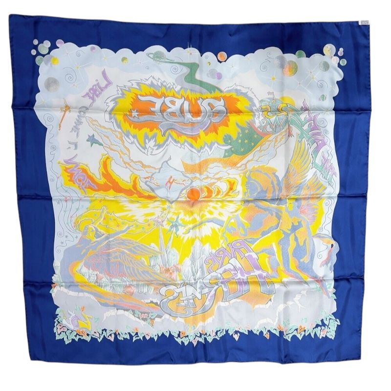 エルメス HERMES カレ90 THE ALFEE 25周年記念 AUBE LIBRE COMME L