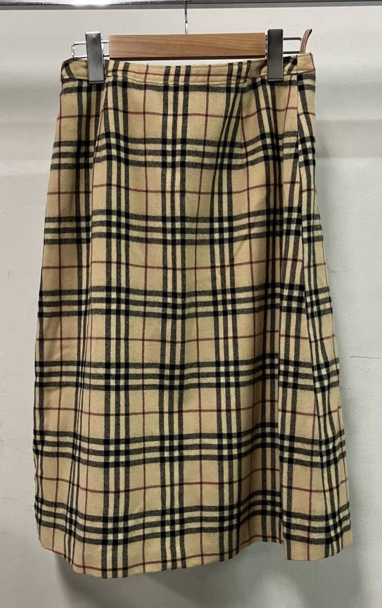 BLUE LABEL バーバリーブルーレーベル スカート FLF 74 635 ノバチェック ベージュ