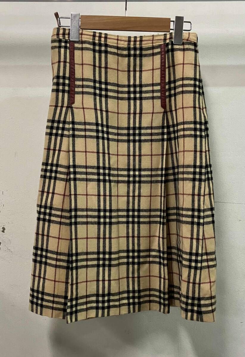 BLUE LABEL バーバリーブルーレーベル スカート FLF 74 635 ノバチェック ベージュ