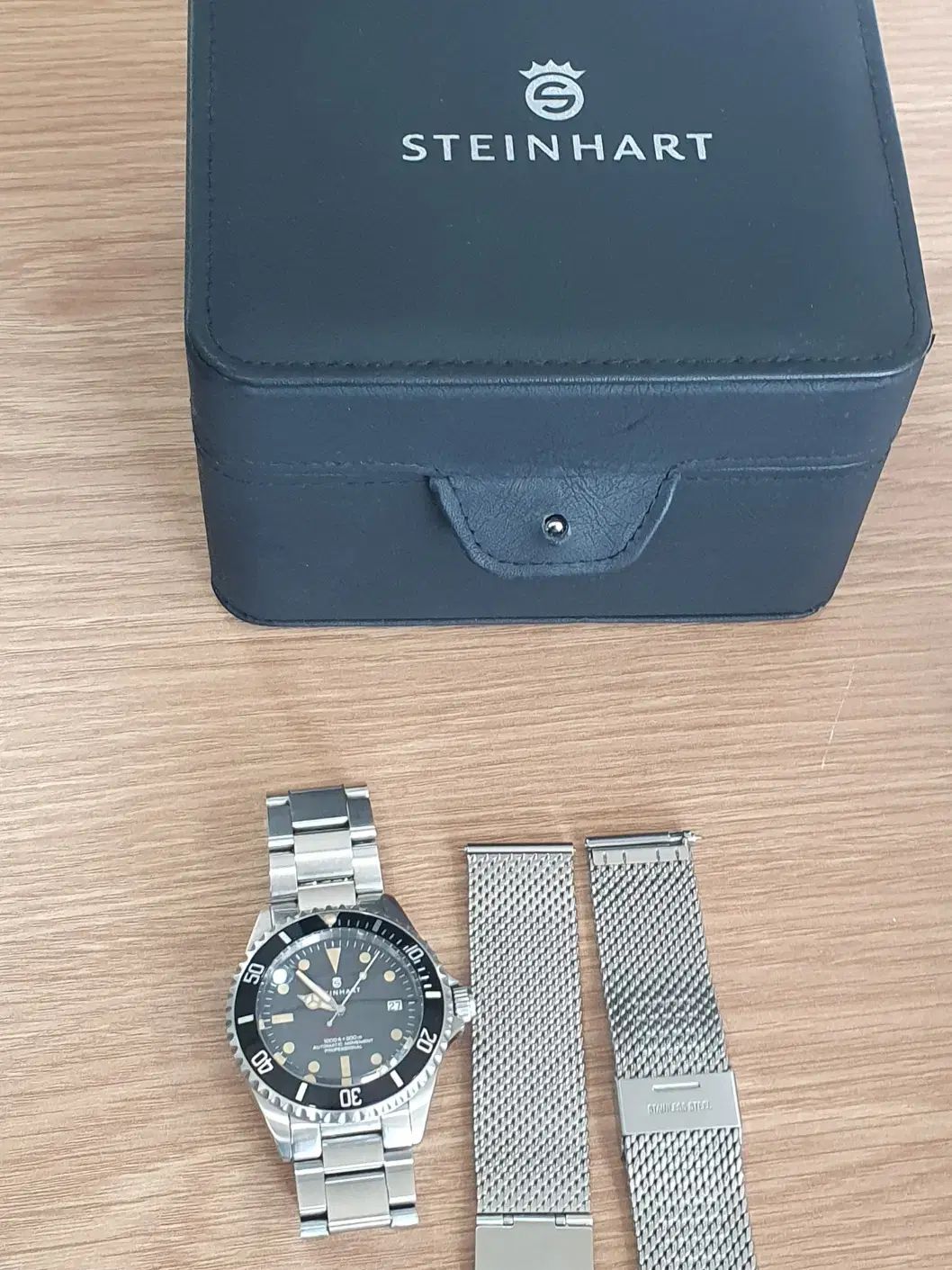  ステインハート オート IN 42 mm ダイバーズウォッチ オートマティック 金属ベルト 時計