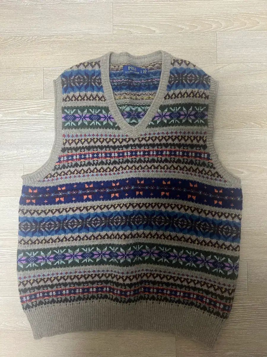 ポロ フェアアイル ベスト Lサイズ