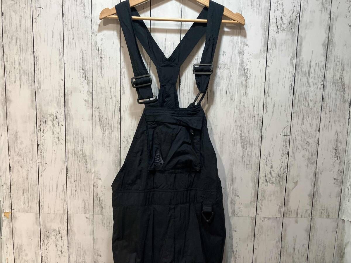 NIKE ナイキ ウーブンオーバーオール オーバーオール サロペット ACG 19 SS|CD 7631-010|S|ブラック