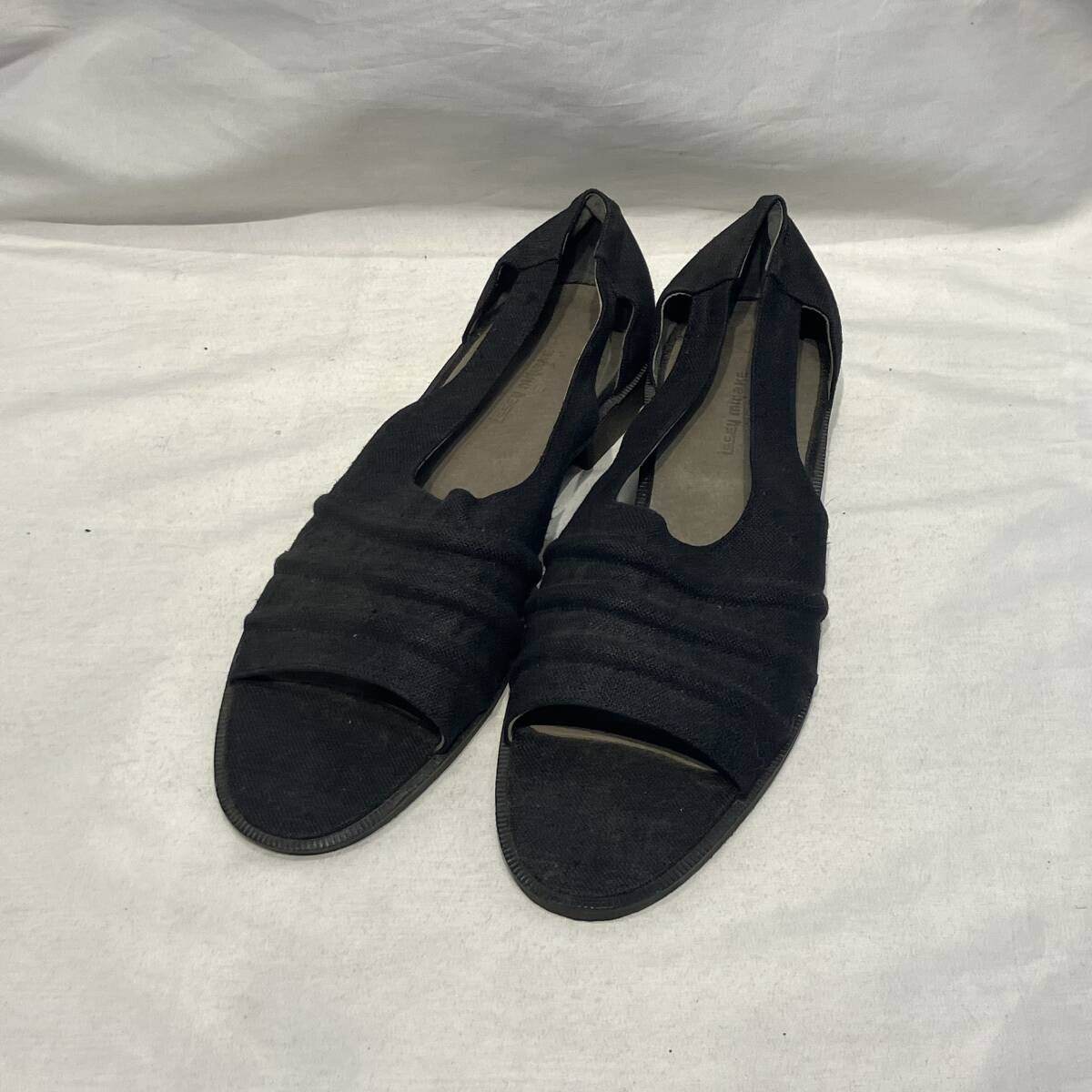 70 80 s ISSEY MIYAKE MEN ヒールサンダル ブラック イッセイミヤケメン