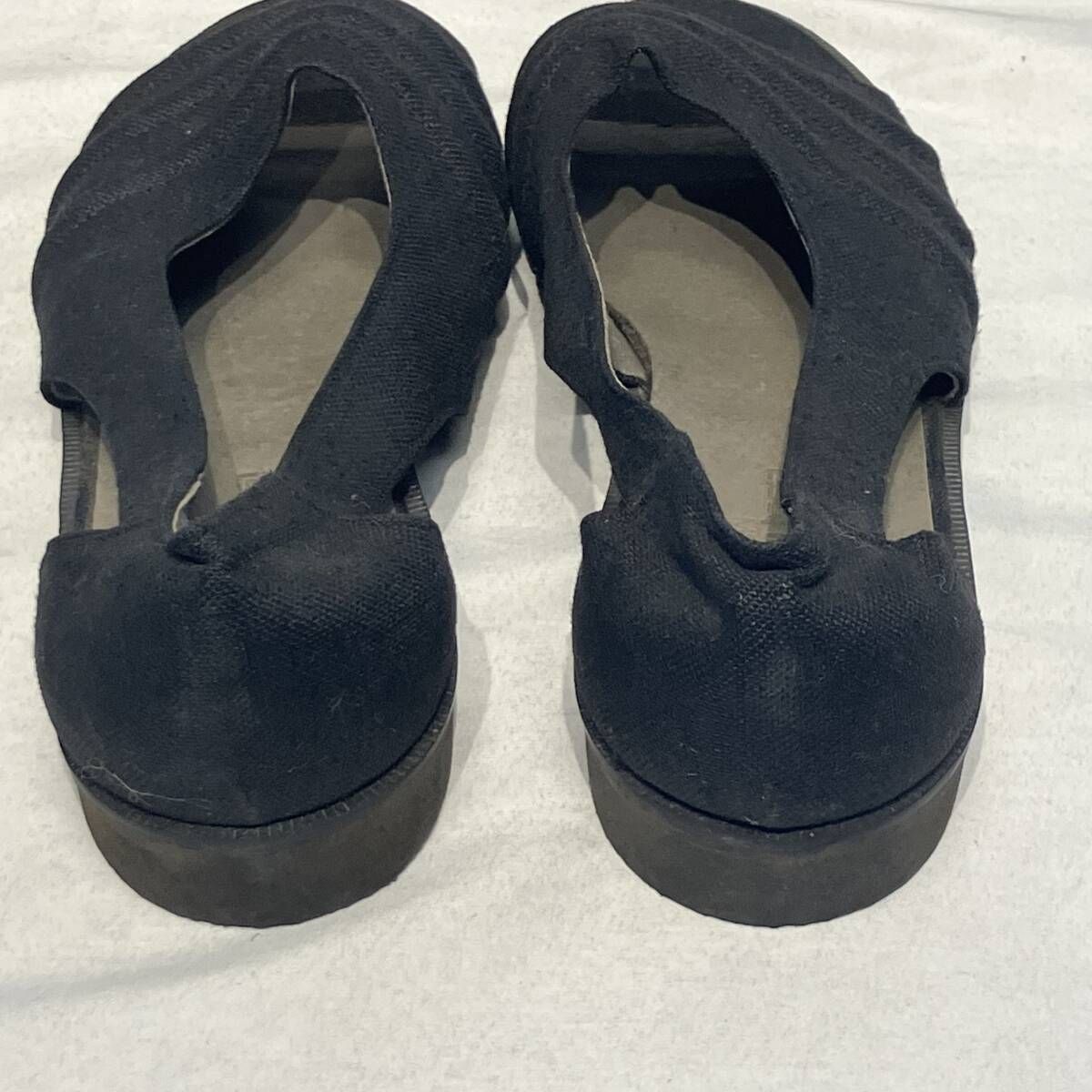 70 80 s ISSEY MIYAKE MEN ヒールサンダル ブラック イッセイミヤケメン