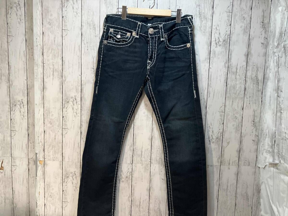 TRUE トゥルーレリジョン デニム ジーンズ ブラック 31