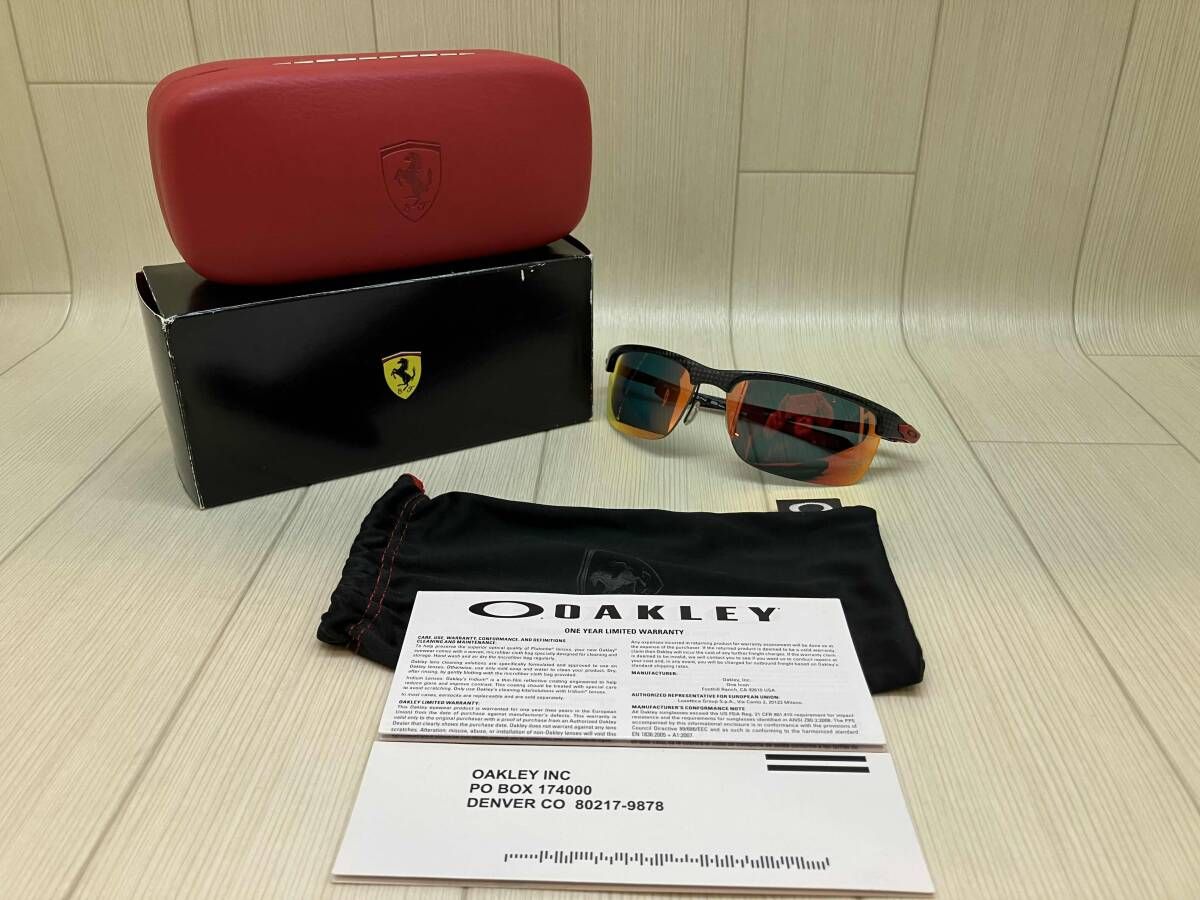 OAKLEY オークリー サングラス carbon blade FERRARI edition 009174 06 き レッド系 通年