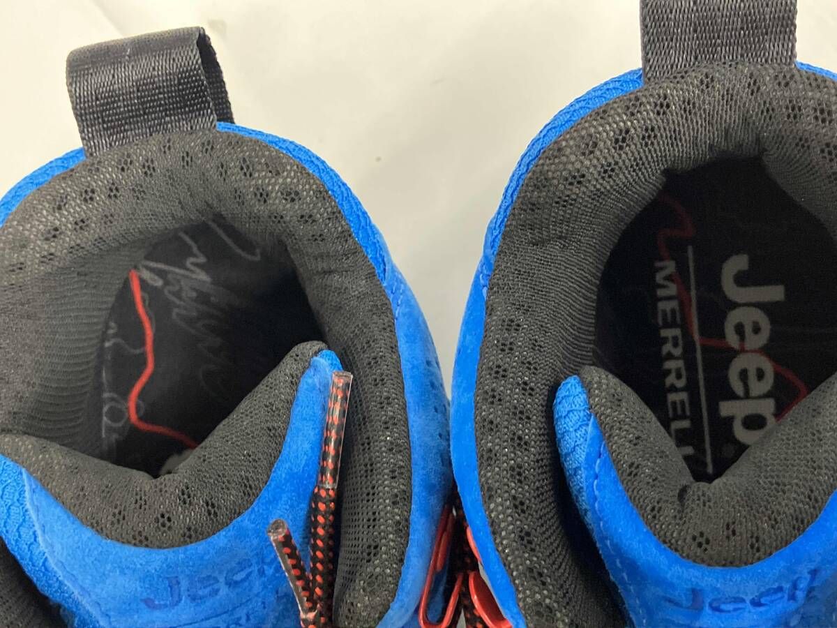  MERRELL JeepMoab 3 Mid トレッキングブーツ メレル ブルー size 25 5㎝ J 006135 その他 靴