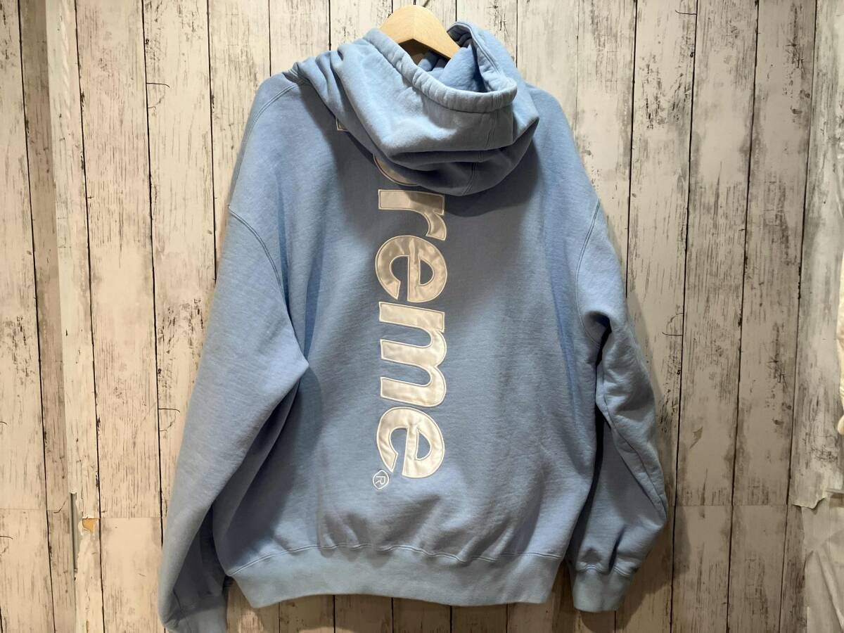 Supreme Satin Applique Hooded Sweatshirt シュプリーム サテン 
