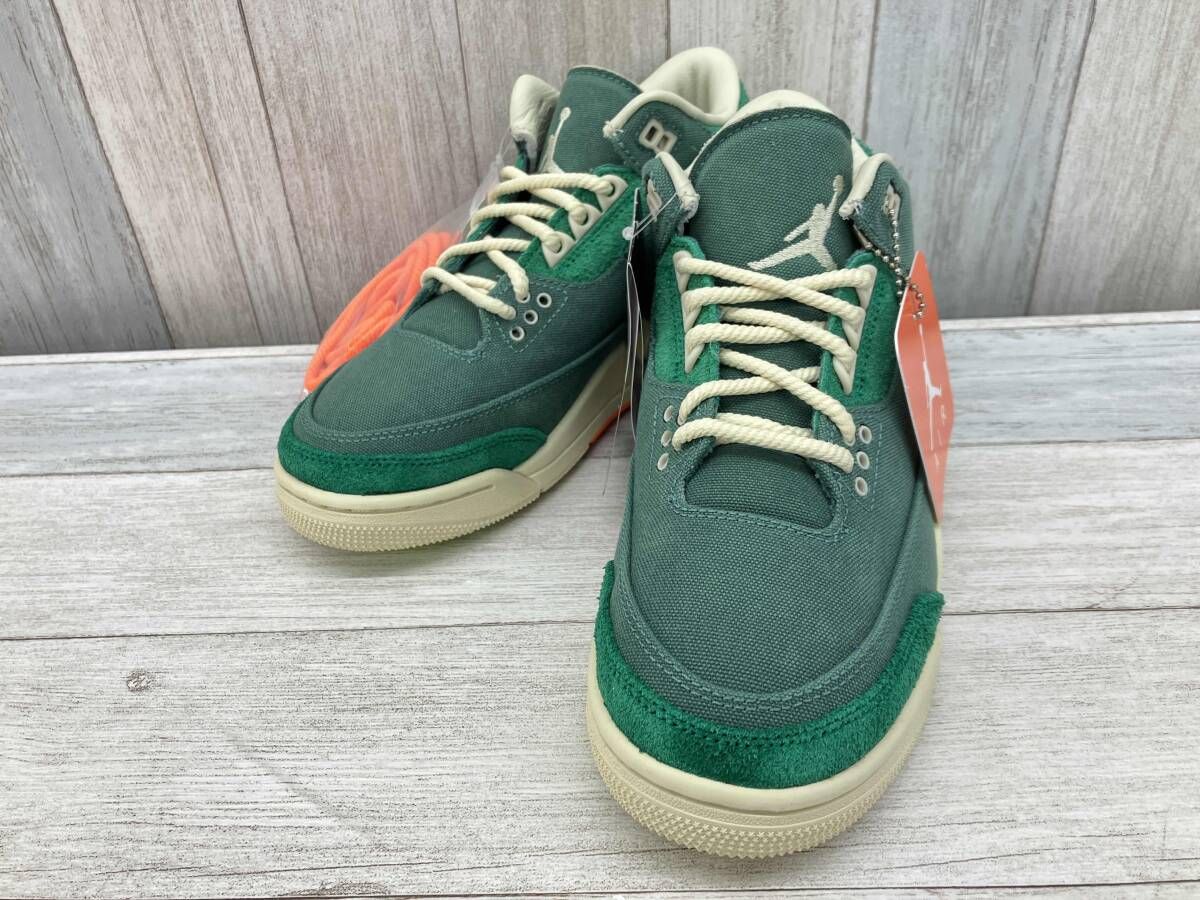 NIKE スニーカー AIR JORDAN 3 RETRO OG SP ニーナ シャネル アブニー 23 cm レディース グリーン