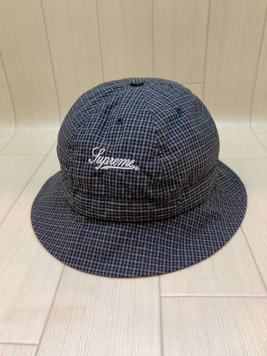 Supreme シュプリーム Plaid bell hat ハット 帽子 チェック柄 ストリート グレー 通年