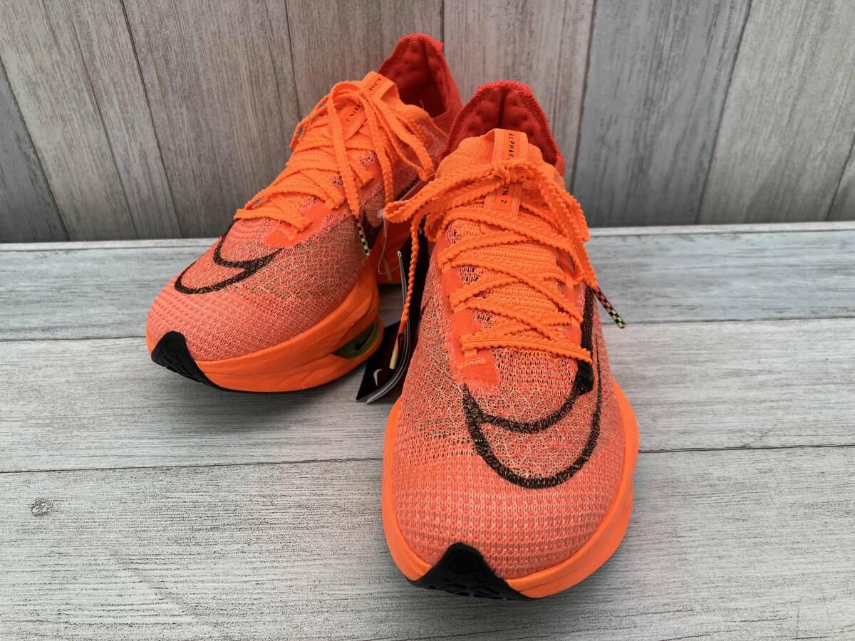 NIKE ナイキ スニーカー エア ズーム アルファフライ ネクスト%2 23 cm レディース オレンジ