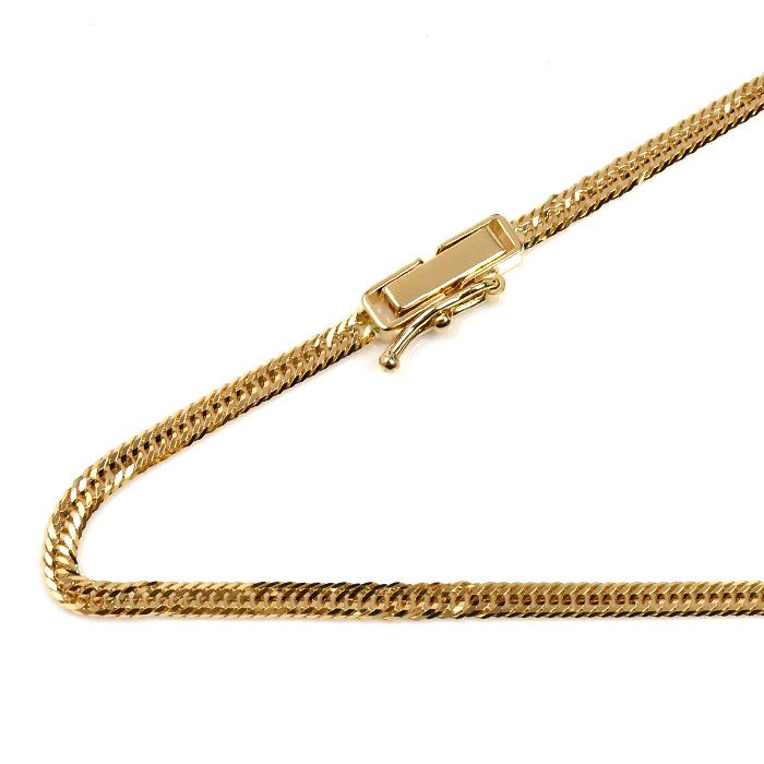 K 18 YG イエローゴールド ネックレス 喜平12面トリプルカット 6 5 g 50 cm ユニセックス ♥ 買取品