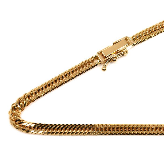 K 18 YG イエローゴールド ネックレス 喜平12面トリプルカット 11 4 g 45 cm ユニセックス ♥ 買取品