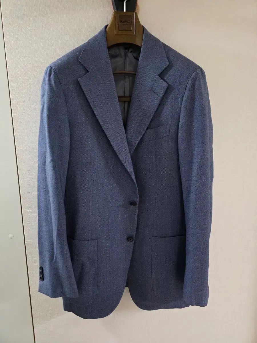 ソブリン マーティンアンドサンズ ブルー ウール ツイード スポーツ コート