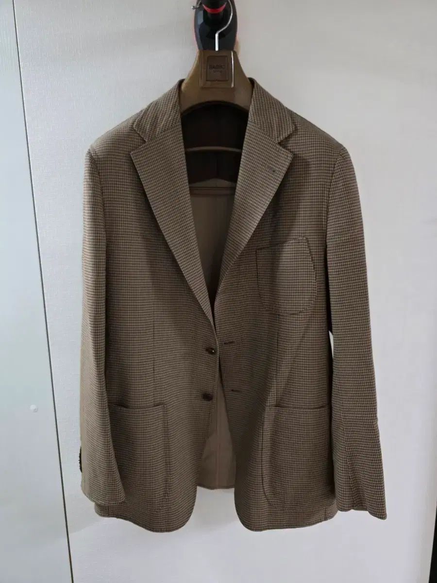 ソブリン ベージュxブラウン ガンクラブ CHECK スポーツコート