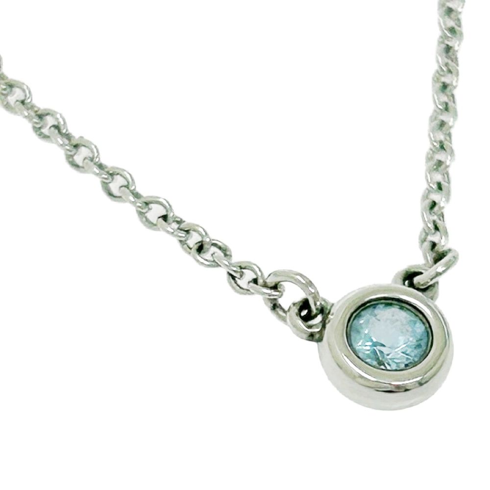 Tiffany & Co. シルバーネックレス バイザヤード Tiffany ネックレス バイザヤード ダイヤモンド シルバー925