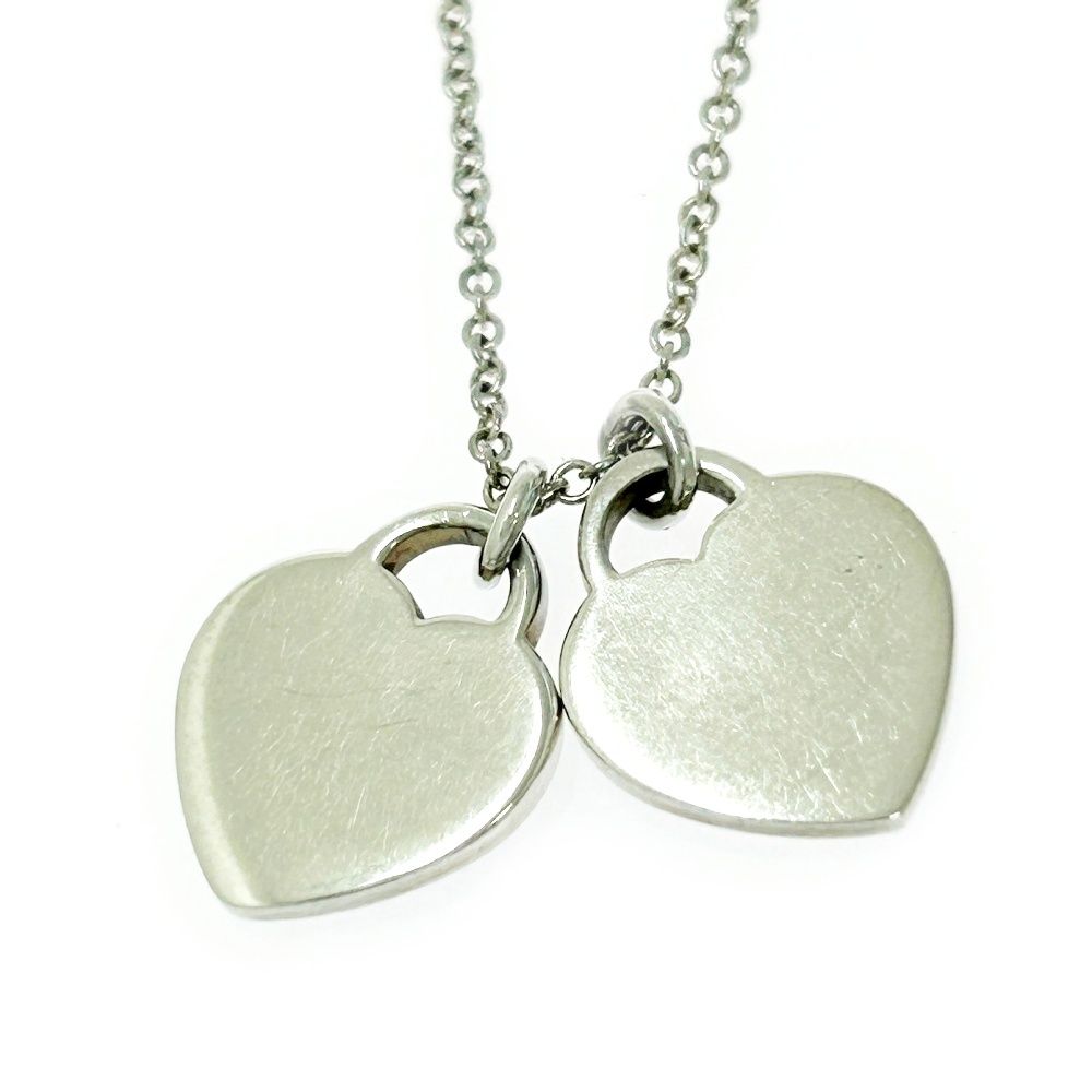 7SAM31 Tiffany & Co. ダブルハート シルバー 925 現状品 楽天市場】Tiffany&Co. リターントゥティファニーダブルハートタグ