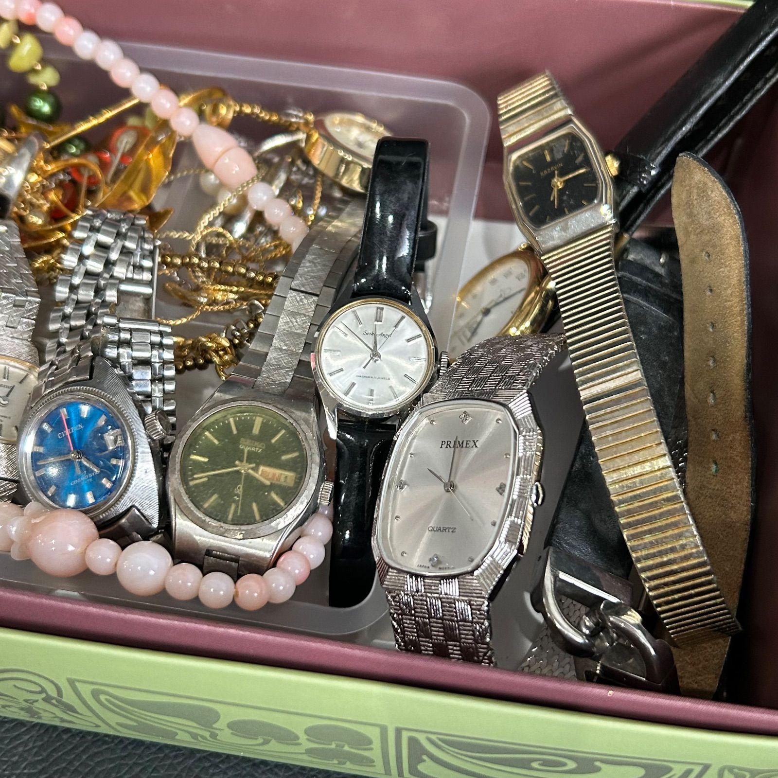 い*み様 アクセサリー　指輪　ネックレス　腕時計　セット　まとめ売り　生前整理 ⑧遺品整理 メッキアクセサリー アクセサリーおまとめ ネックレス 指輪