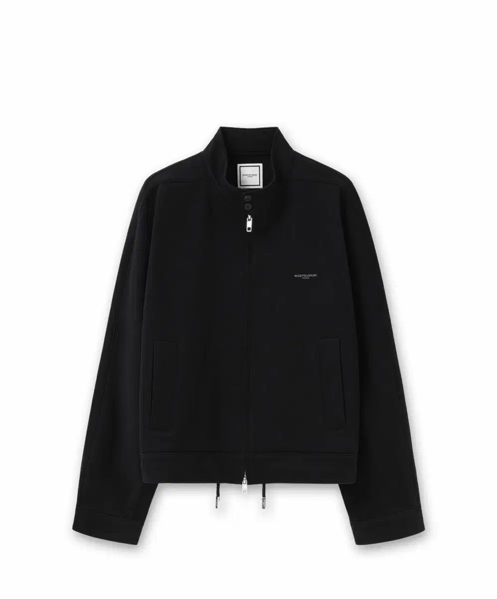 48 ウーヨンミ 26 ss ハイネック ジップアップ Tシャツ ブラック