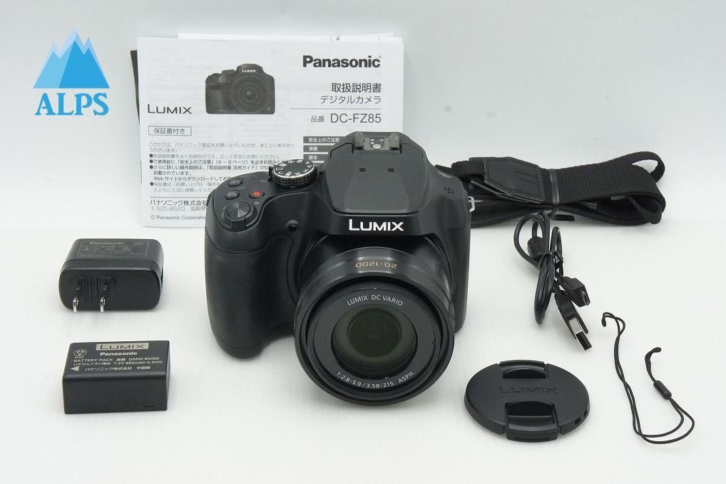 Panasonic パナソニック LUMIX DC-FZ 85 デジタルカメラ ブラック 251223 k