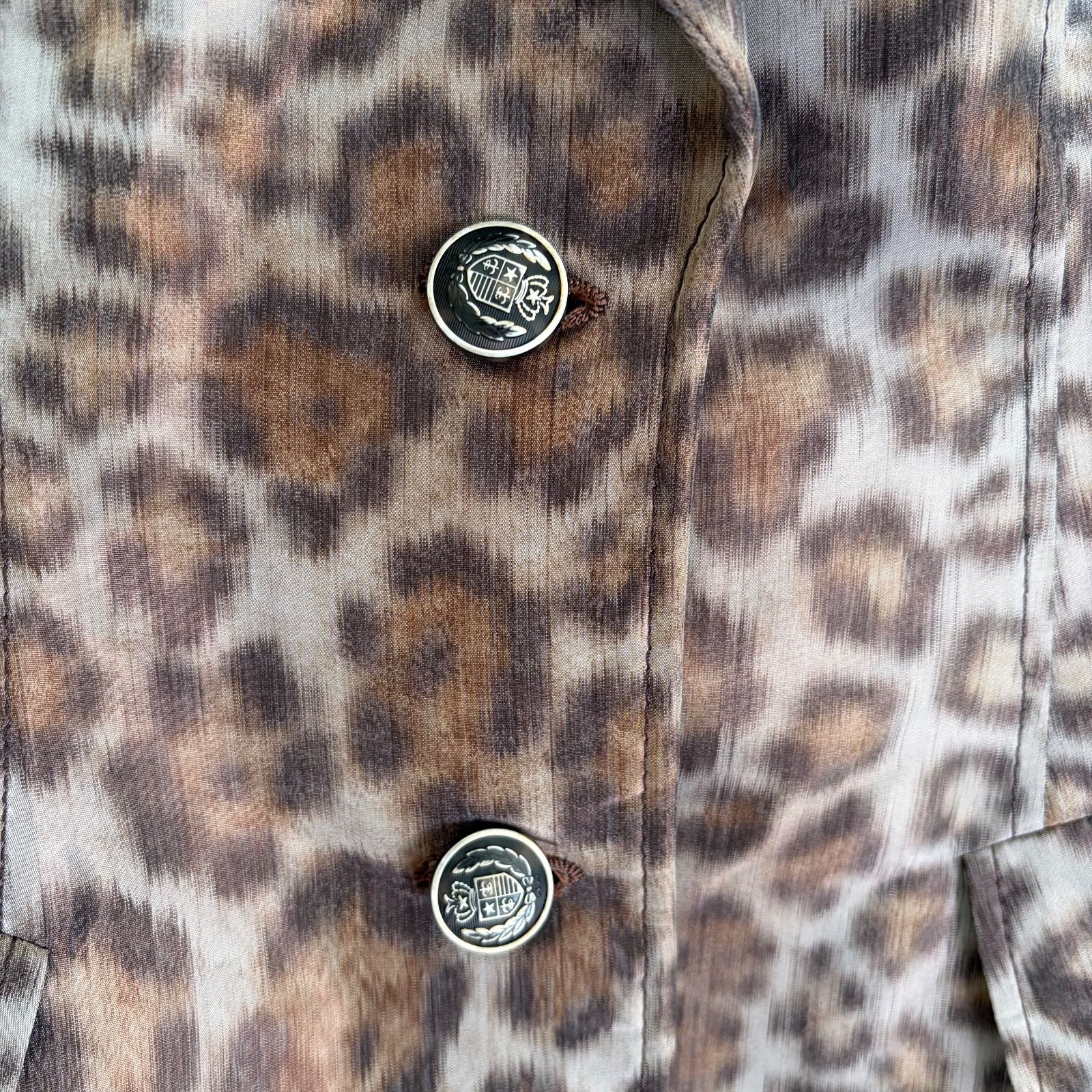 伊太利屋 GK ITALIYA テーラード ジャケット レオパード柄 ヒョウ柄 9