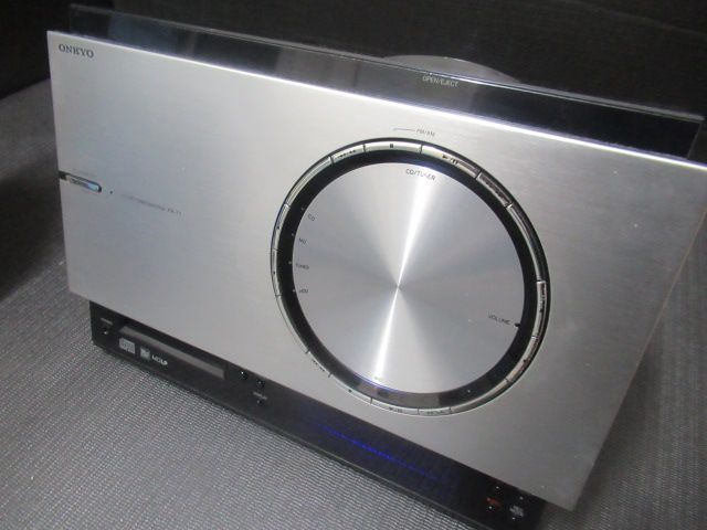 ジャンク品 ONKYO オンキョー CD/MD チューナーアンプ FR-T1 2007年製