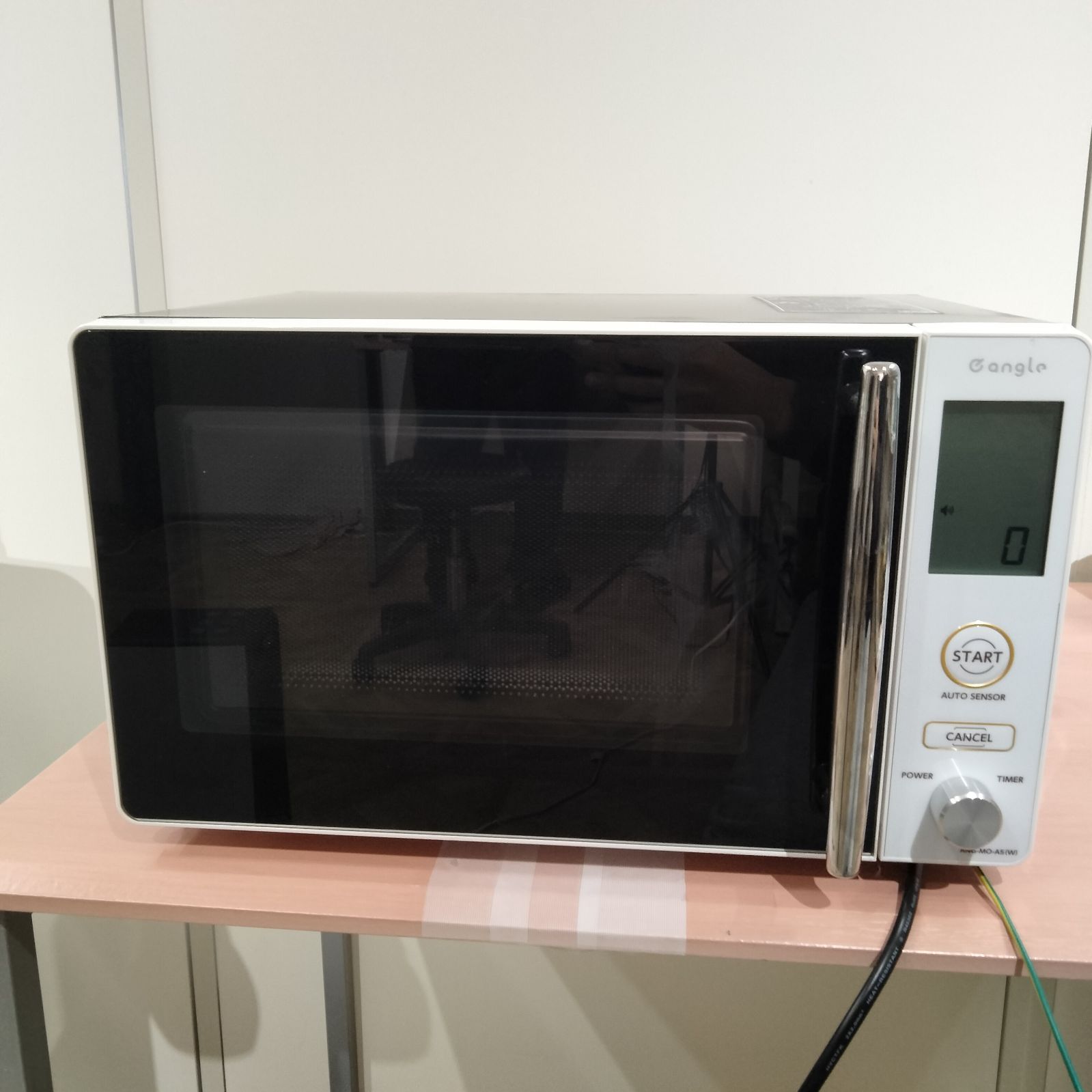 N-6693] エディオン e angle 2021年製 電子レンジ ANG-MO-A5(W) - メルカリ