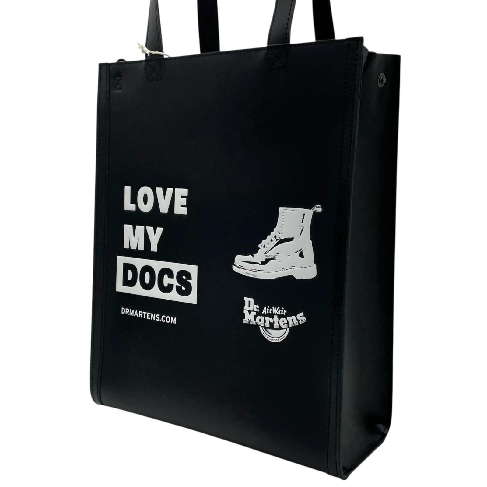 Dr Martens ドクターマーチン DNDトートバッグ 2 wayバッグ ショルダーバッグ ブラック