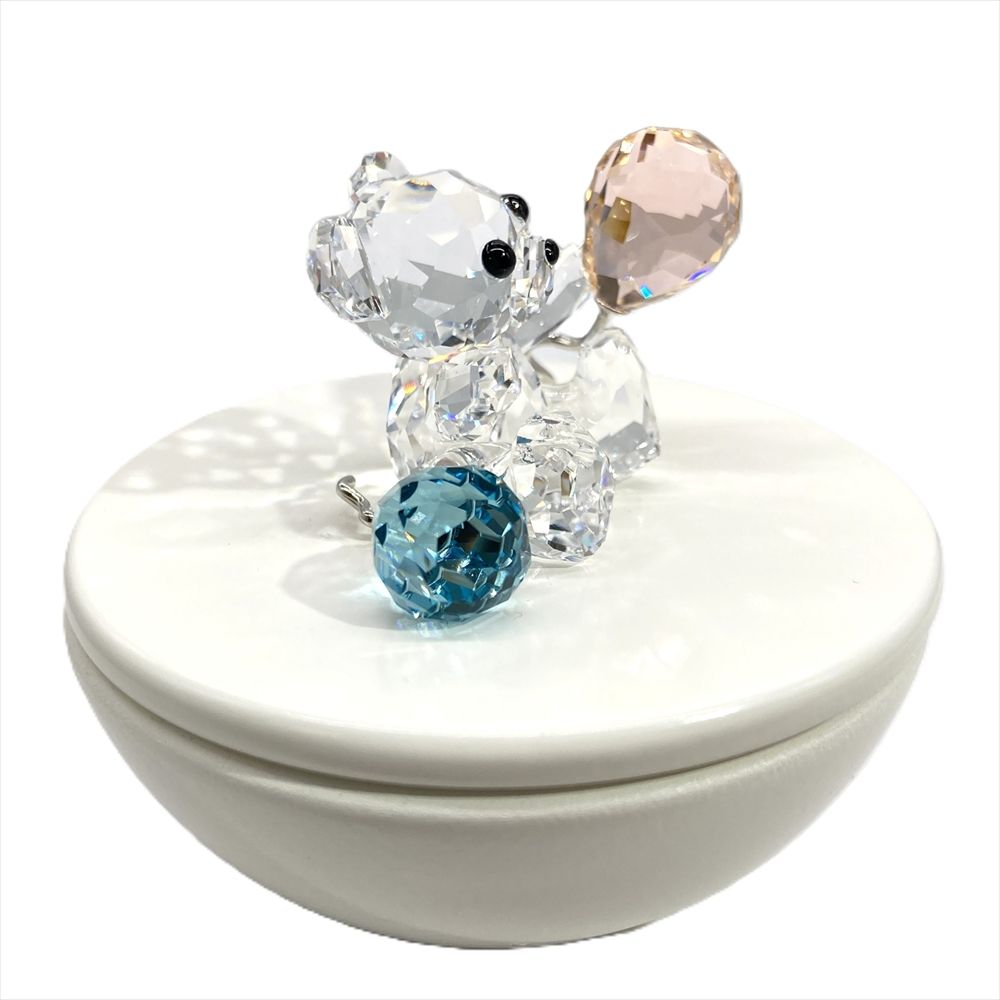 スワロフスキー【SWAROVSKI】　クリスタル置物　小物入れ　オブジェ スワロフスキー SWAROVSKI マイリトル クリスベア デコレーション