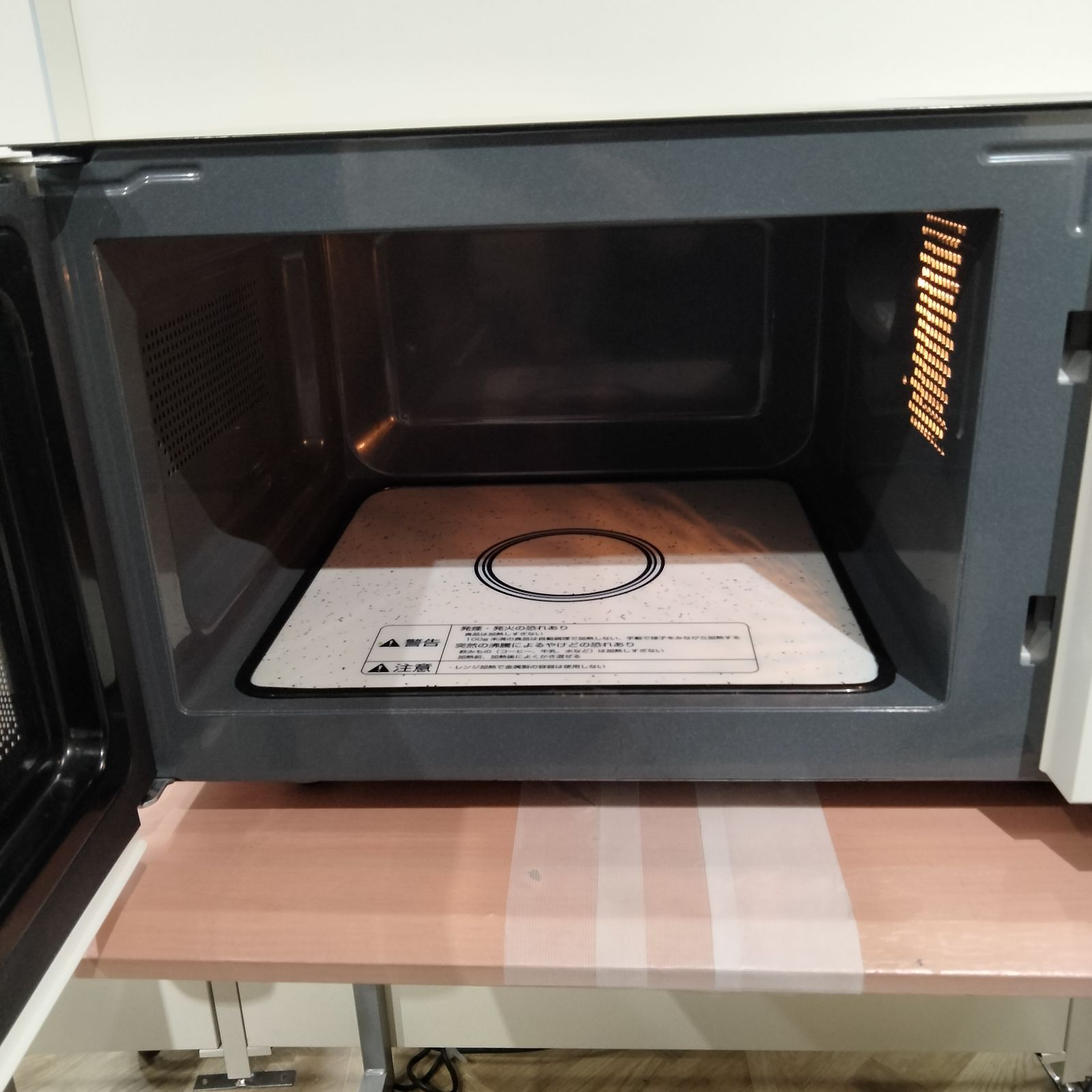 N-6693] エディオン e angle 2021年製 電子レンジ ANG-MO-A5(W) - メルカリ
