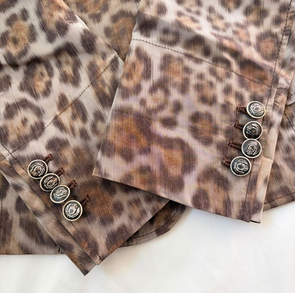 伊太利屋 GK ITALIYA テーラード ジャケット レオパード柄 ヒョウ柄 9