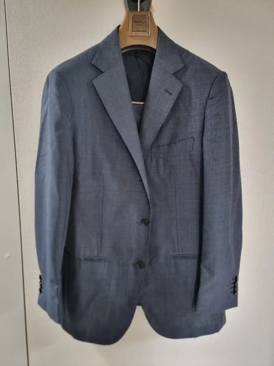 ソブリン ブルーネイビー モヘア スーツ