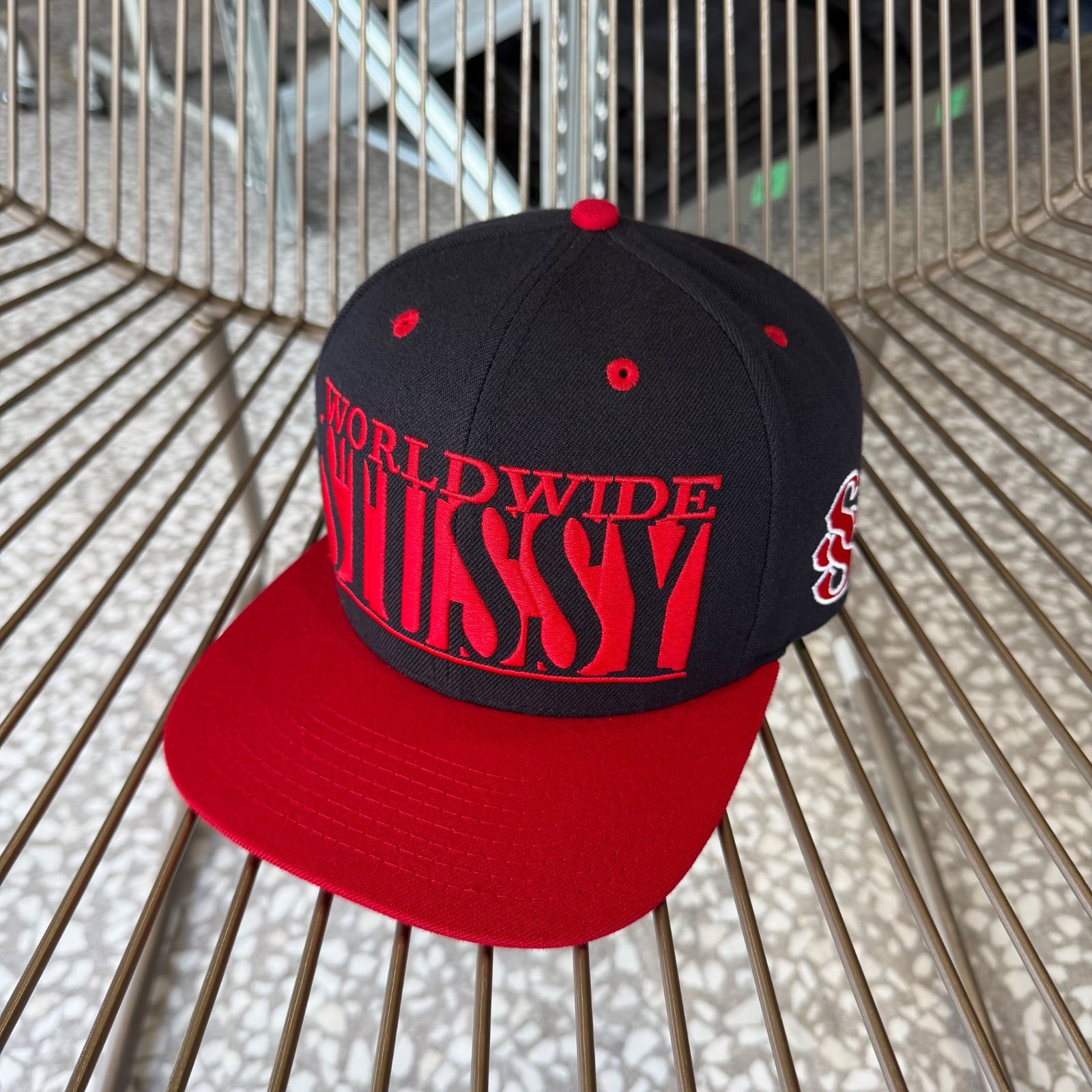 STUSSY | logo cap size Free ステューシー ビッグロゴ 帽子 キャップ ストリート ヒップホップ B系 ユニセックス
