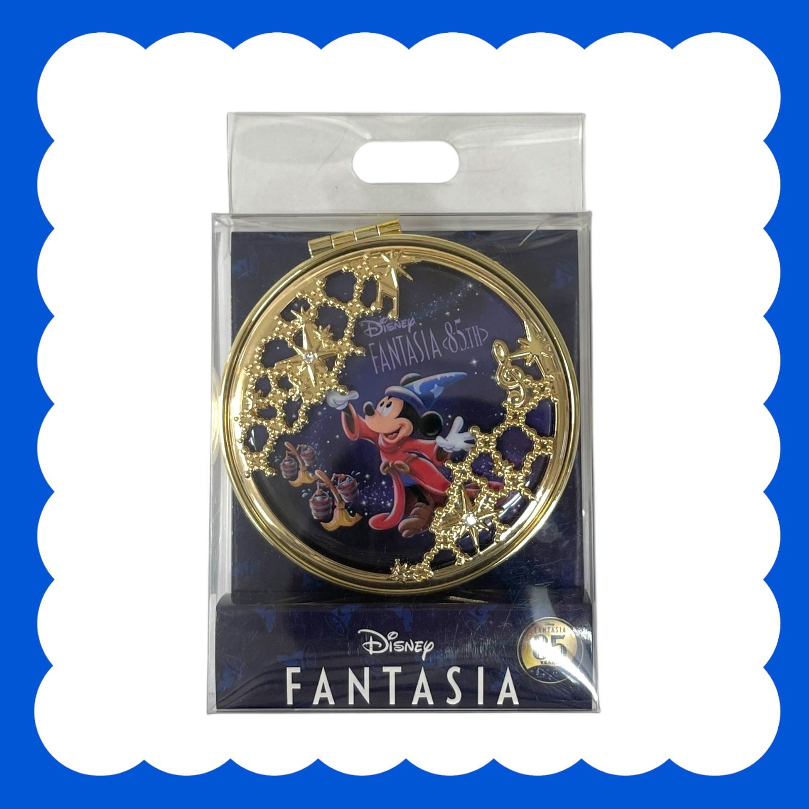 ディズニー ミッキー ファンタジア 85周年 ミラー キーホルダー