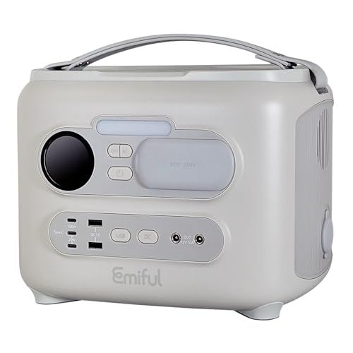 迅速に発送 ポータブル電源 えみふる グレー リン酸鉄リチウムイオン電池使用 容量 512 Wh 定格600 W 重量 約6 kg emi pb 500 grey d 01 a 4 c 17