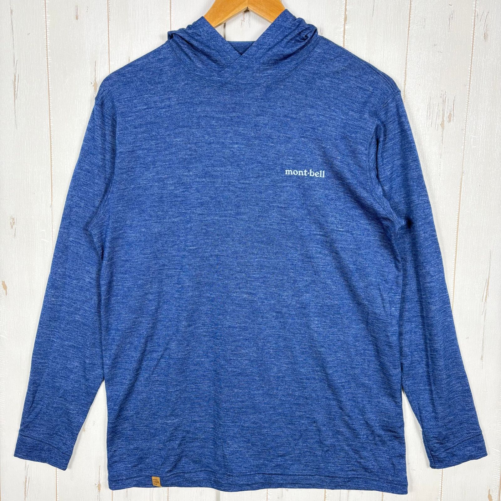 Men s ネイビー系 Montbell モンベル メリノウールプラス ライト パーカ Merino Wool Plus Light Parka メリノウール ウェア トップス インナー シャツ フーディ ウール z 00055