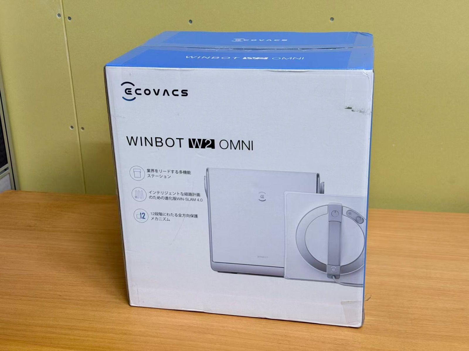 新品 エコバックス(ECOVACS) WINBOT W2 OMNI WG821-11 [ホワイト 