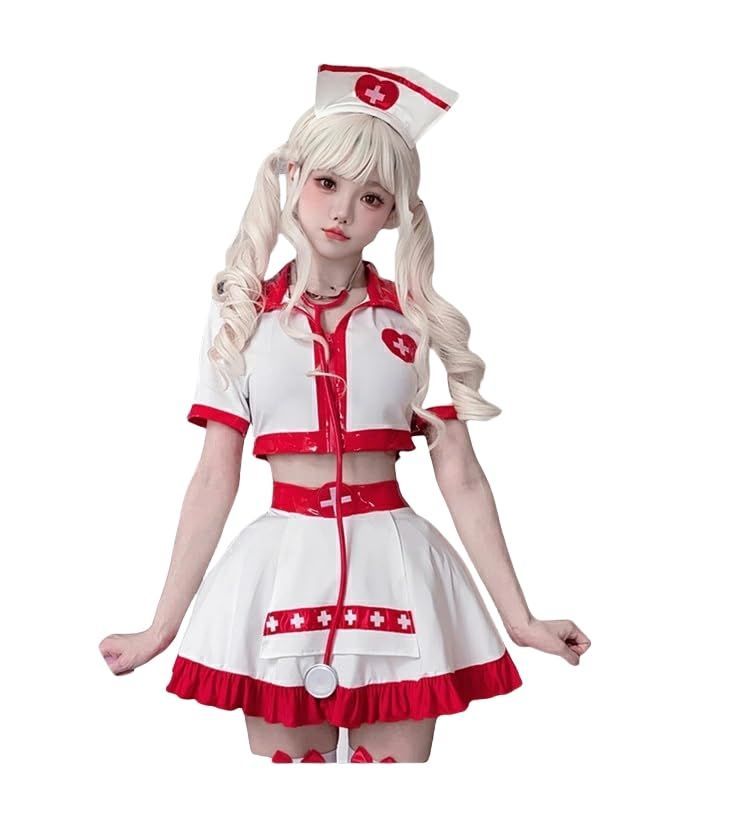  商品 衣装 コスチューム レディース 看護士 医者 看護婦 仮装 制服 短いスカート可愛い ナース イベント コスプレ パーティー 舞台 LJZM 演出衣装服 その他 文房具 事務用品