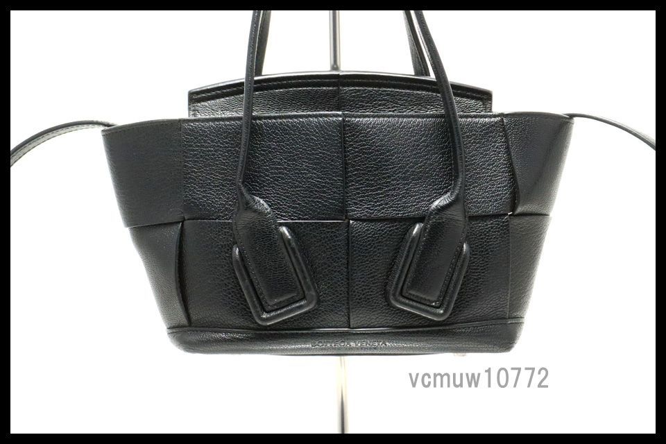 新タグ希少美中古□BOTTEGA VENETA ミニ ザ アルコ レザー 2way