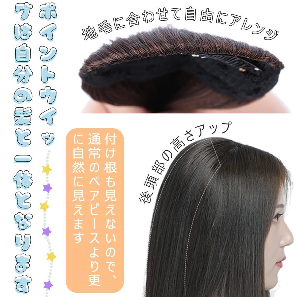 頭頂部 部分ウィッグ