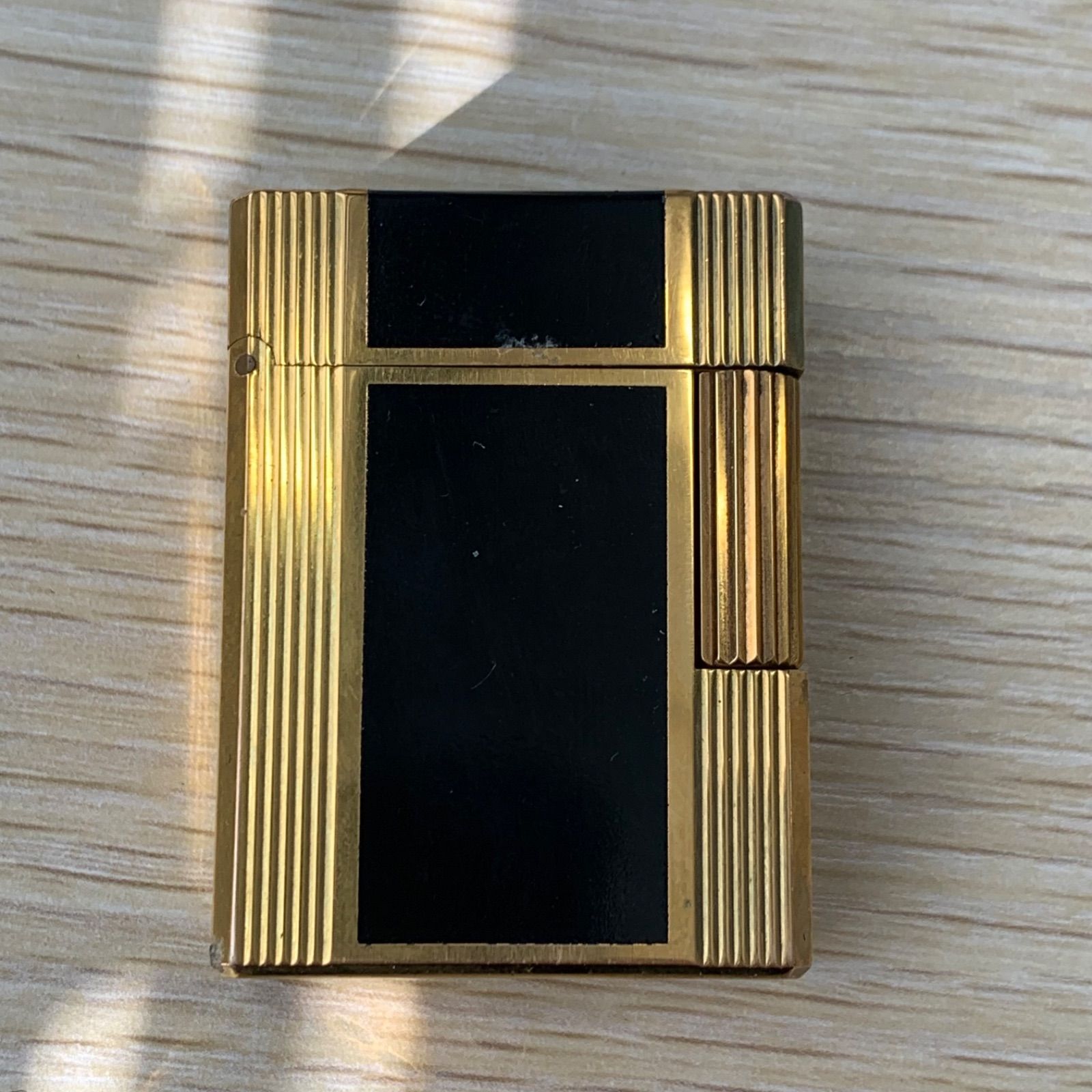 箱付き】ST.dupont デュポン ガスライター ゴールド×黒 A2 - メルカリ