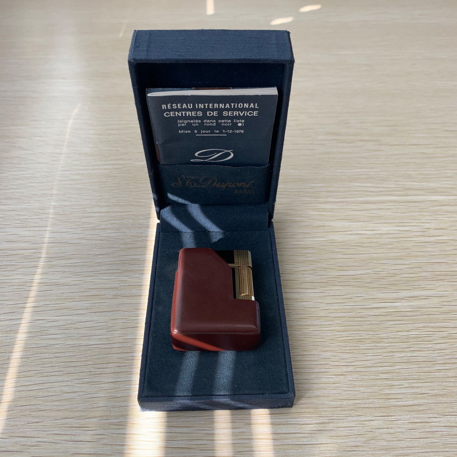 箱付き】ST.dupont デュポン ガスライター ゴールド×黒 A2 - メルカリ