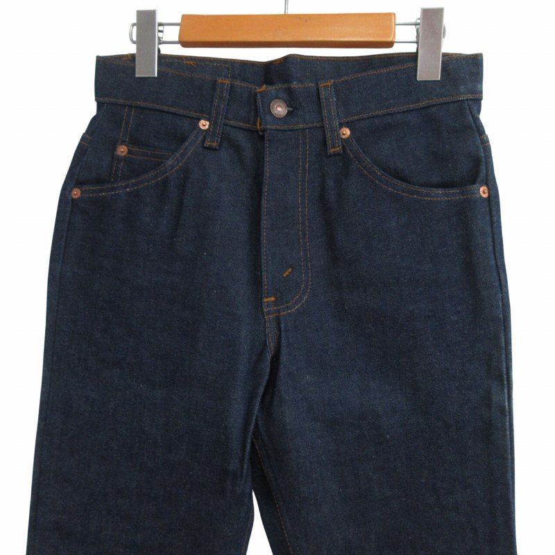 【中古】Levi's フラッシャー付 80's 20517-0217 デッドストック デニム オレンジタブ リジッド 刻印585 W28 L34 リーバイス Levi's フラッシャー付 80's 20517-0217 デッドストック