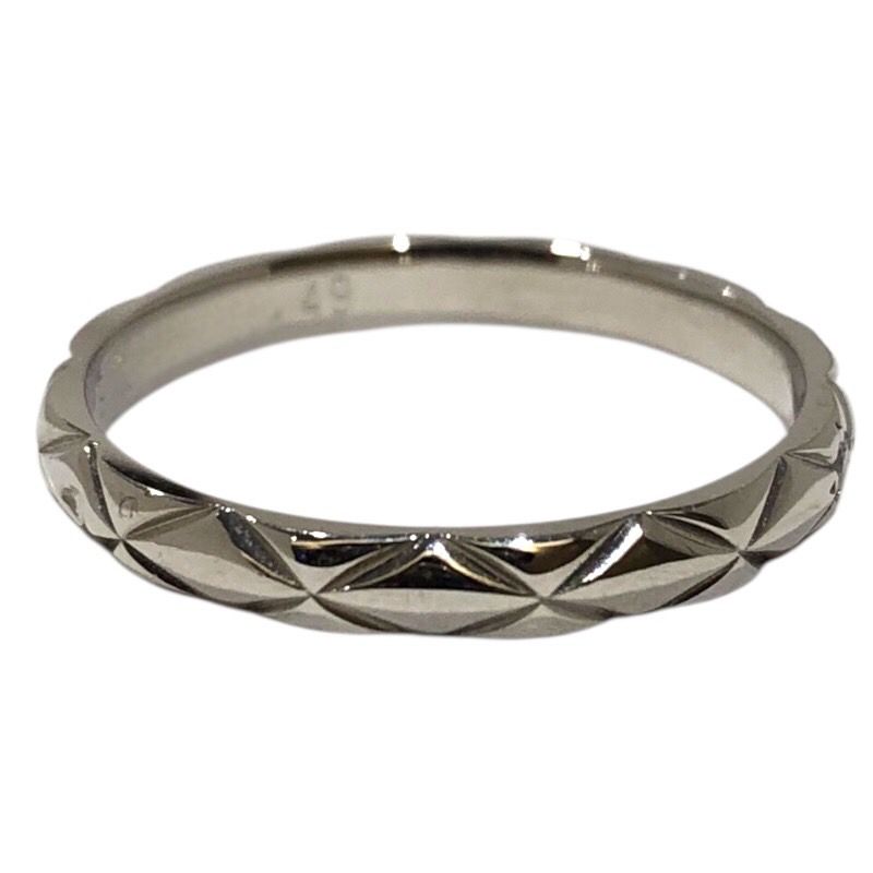 【CHANEL シャネル】マトラッセリング　pt950 ダイヤ3P CHANEL シャネル Pt950 プラチナ ダイヤ3P マトラッセ リング 指輪