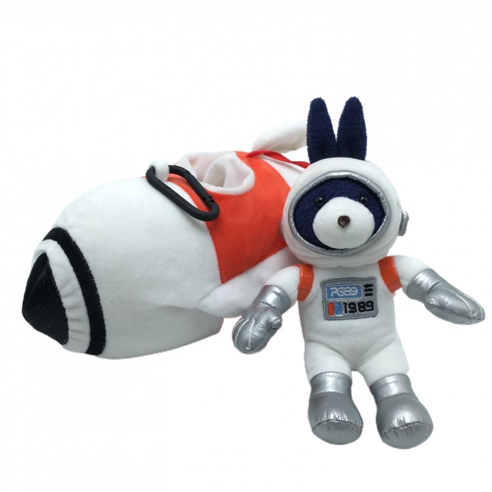 パーリーゲイツ ボールケース 白×オレンジ 宇宙シリーズ ぬいぐるみ 紙