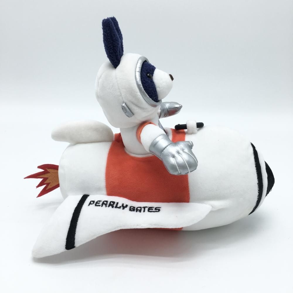 パーリーゲイツ★ぬいぐるみ★ボールケース パーリーゲイツ ボールケース 白×オレンジ 宇宙シリーズ ぬいぐるみ 紙