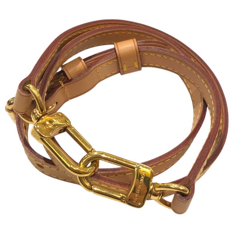 ルイ ヴィトン LOUIS VUITTON ショルダーストラップ ベージュ ヌメ革 レディース ストラップ
